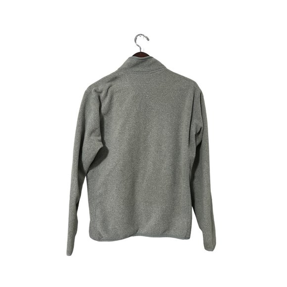 Gray Fleece Sweater Zip-Up Uniqlo Men's Size M - Picture 2 of 2